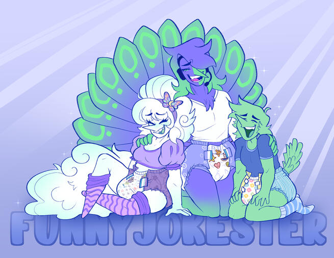 Fullbody Flat Color +2 Characters ($100)